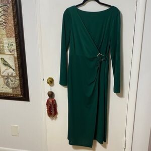 Ralph Lauren Deep Green Midi Dress
